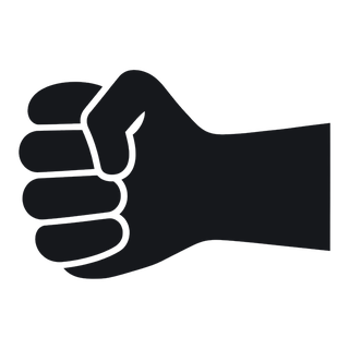 The Tema symbol: bent fingers