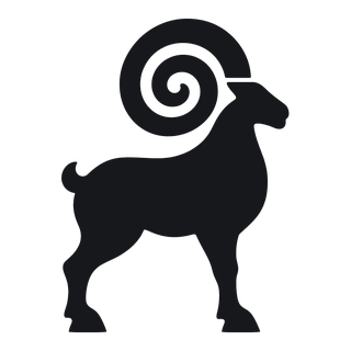 The Teshie symbol: a ram with coiled horns